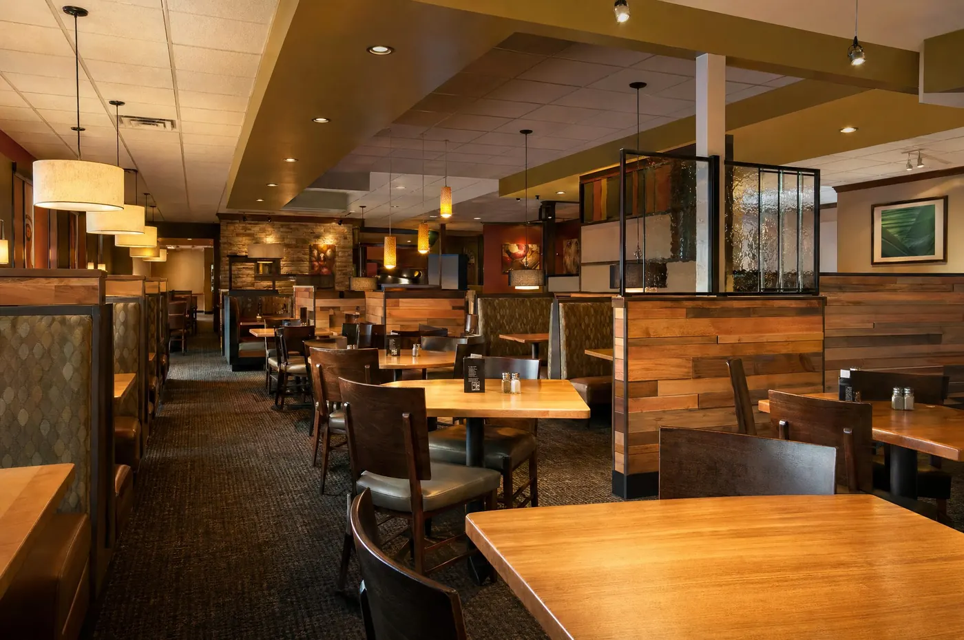 Restaurant dining room interior